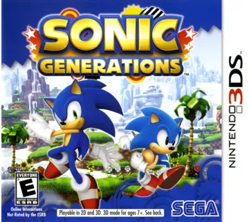 Sonic Generations (v01)(USA)(M3) box cover front